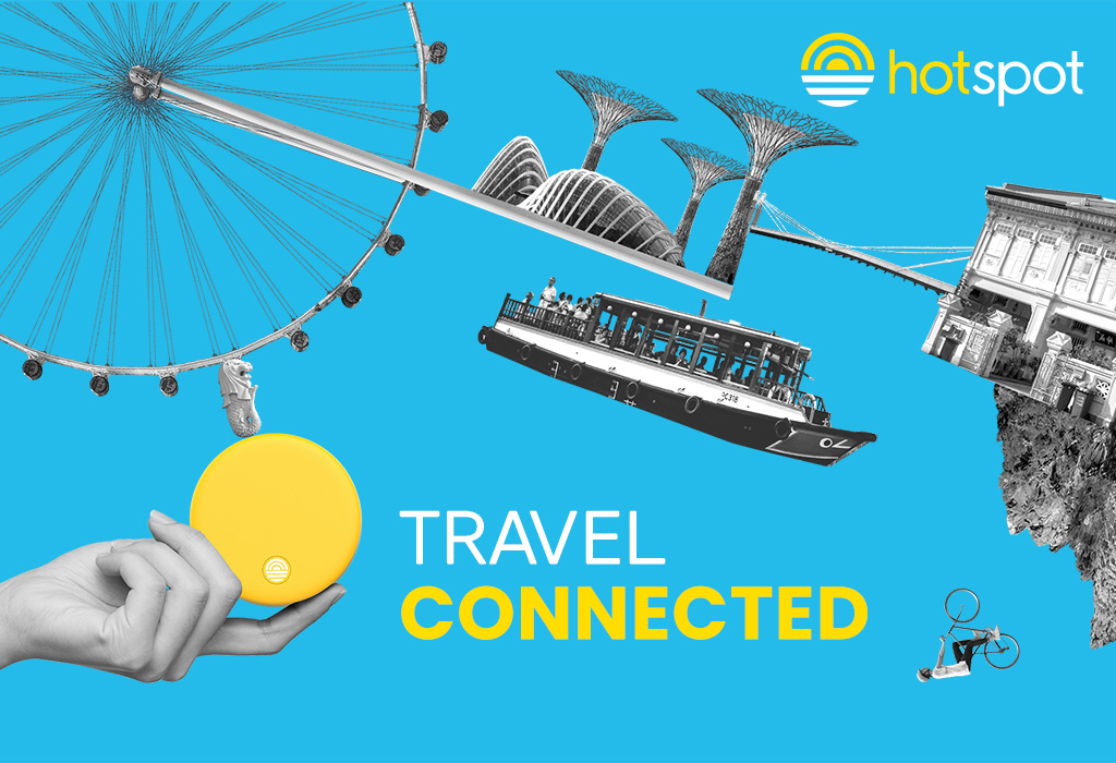 Travel connected with hotspot!